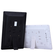 17 inch Display Rack Container Advertising Machine Digital Photo Frame Support Water Subtitles(White)