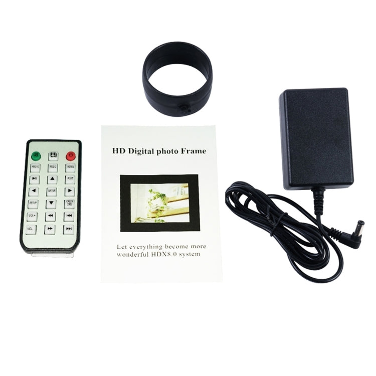 15.0 inch LED Display Digital Photo Frame with Holder / Remote Control, Allwinner, Support USB / SD Card Input / OTG(Black) - 11-15 inch by PMC TechLife | Online Shopping South Africa | PMC TechLife | Buy Now Pay Later Mobicred