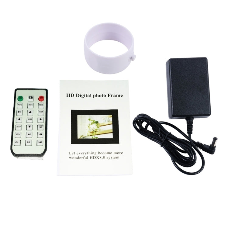 15.0 inch LED Display Digital Photo Frame with Holder / Remote Control, Allwinner, Support USB / SD Card Input / OTG(White) - 11-15 inch by PMC TechLife | Online Shopping South Africa | PMC TechLife | Buy Now Pay Later Mobicred