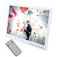 13.0 inch LED Display Digital Photo Frame with Holder / Remote Control, Allwinner, Support USB / SD Card Input / OTG (White) - 11-15 inch by PMC TechLife | Online Shopping South Africa | PMC TechLife | Buy Now Pay Later Mobicred