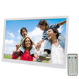 17.0 inch LED Display Digital Photo Frame with Holder / Remote Control, Allwinner Technology, Support USB / SD Card Input / OTG, US/EU/UK Plug(White) - 15 inch Above by PMC TechLife | Online Shopping South Africa | PMC TechLife | Buy Now Pay Later Mobicred