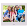 AC 100-240V 8 inch TFT Screen Digital Photo Frame with Holder & Remote Control, Support USB / SD Card Input (White) - 11 inch Below by PMC TechLife | Online Shopping South Africa | PMC TechLife | Buy Now Pay Later Mobicred
