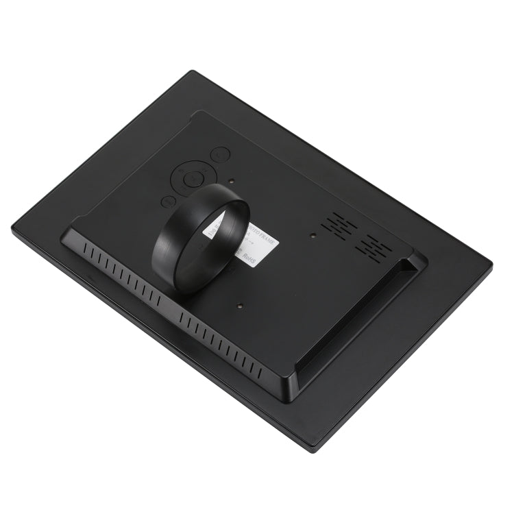 HSD1202 12.1 inch 1280x800 High Resolution Display Digital Photo Frame with Holder and Remote Control, Support SD / MMC / MS Card / USB Port, EU Plug(Black)