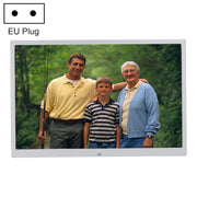 HSD1202 12.1 inch 1280x800 High Resolution Display Digital Photo Frame with Holder and Remote Control, Support SD / MMC / MS Card / USB Port, EU Plug(Silver)