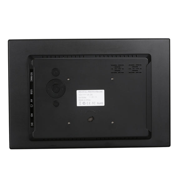 HSD1303 13.3 inch LED 1280x800 High Resolution Display Digital Photo Frame with Holder and Remote Control, Support SD / MMC / MS Card / USB Port, EU Plug(Black)