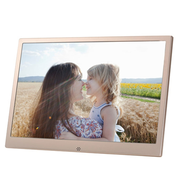 HSD1303 13.3 inch LED 1280x800 High Resolution Display Digital Photo Frame with Holder and Remote Control, Support SD / MMC / MS Card / USB Port, EU Plug(Silver)