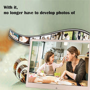 HSD1303 13.3 inch LED 1280x800 High Resolution Display Digital Photo Frame with Holder and Remote Control, Support SD / MMC / MS Card / USB Port, US Plug(Gold)