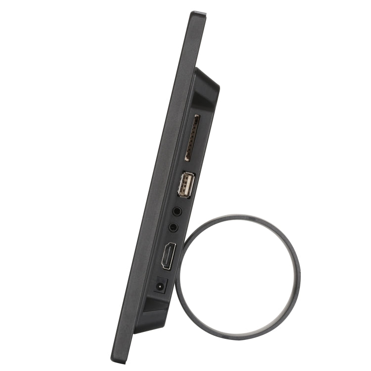 HSD1504 15.4 inch LED 1280x800 High Resolution Display Digital Photo Frame with Holder and Remote Control, Support SD / MMC / MS Card / USB Port, US Plug(Black)