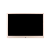 HSD1504 15.4 inch LED 1280x800 High Resolution Display Digital Photo Frame with Holder and Remote Control, Support SD / MMC / MS Card / USB Port, US Plug(Gold)
