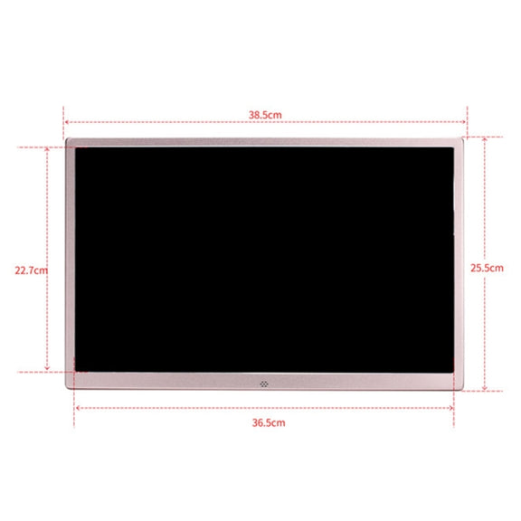 HSD1707 17 inch LED 1440X900 High Resolution Display Digital Photo Frame with Holder and Remote Control, Support SD / MMC / MS Card / USB Port, EU Plug(Gold)