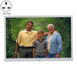 HSD1707 17 inch LED 1440X900 High Resolution Display Digital Photo Frame with Holder and Remote Control, Support SD / MMC / MS Card / USB Port, UK Plug(Silver) - 15 inch Above by PMC TechLife | Online Shopping South Africa | PMC TechLife | Buy Now Pay Later Mobicred