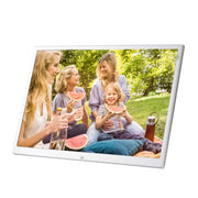 HSD1707 17 inch LED 1440X900 High Resolution Display Digital Photo Frame with Holder and Remote Control, Support SD / MMC / MS Card / USB Port, UK Plug(Silver)