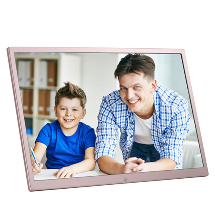 HSD1707 17 inch LED 1440X900 High Resolution Display Digital Photo Frame with Holder and Remote Control, Support SD / MMC / MS Card / USB Port, US Plug(Gold) - 15 inch Above by PMC TechLife | Online Shopping South Africa | PMC TechLife | Buy Now Pay Later Mobicred