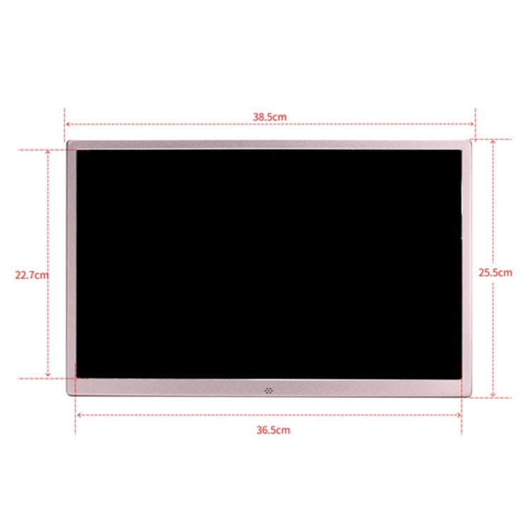 HSD1707 17 inch LED 1440X900 High Resolution Display Digital Photo Frame with Holder and Remote Control, Support SD / MMC / MS Card / USB Port, US Plug(Gold)
