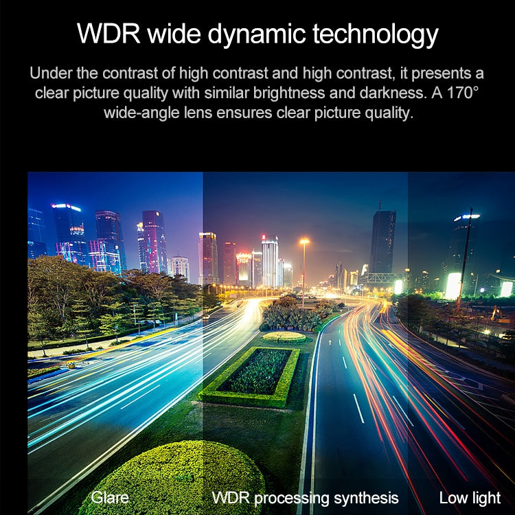 Mini Car DVR Camera Recorder 2.0 inch LCD Screen HD 1080P 170 Degrees Wide Angle Viewing, Support Motion Detection / Infrared Night Vision / TF Card / Mic(Black) - Car DVRs by PMC TechLife | Online Shopping South Africa | PMC TechLife | Buy Now Pay Later Mobicred