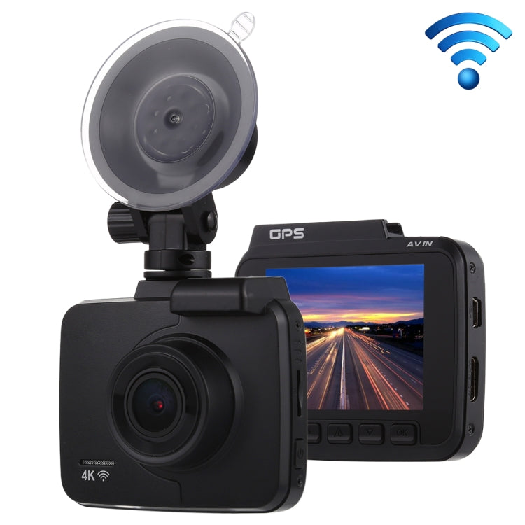GS63H Car DVR Camera 2.4 inch LCD Screen HD 2880 x 2160P 150 Degree Wide Angle Viewing, Support Motion Detection / TF Card / G-Sensor / GPS / WiFi / HDMI(Black) - free shipping - PMC TechLife - Order now!