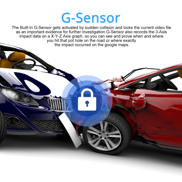 GS63H Car DVR Camera 2.4 inch LCD Screen HD 2880 x 2160P 150 Degree Wide Angle Viewing, Support Motion Detection / TF Card / G-Sensor / GPS / WiFi / HDMI(Black) - free shipping - PMC TechLife - Order now!