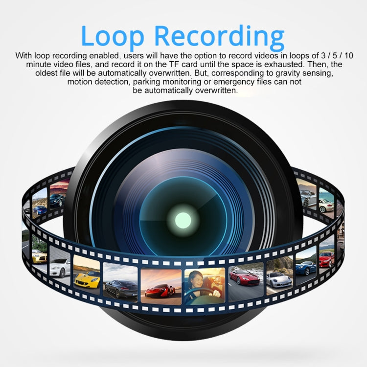 GS63H Car DVR Camera 2.4 inch LCD Screen HD 2880 x 2160P 150 Degree Wide Angle Viewing, Support Motion Detection / TF Card / G-Sensor / GPS / WiFi / HDMI(Black) - free shipping - PMC TechLife - Order now!