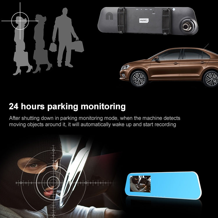 Anytek N8 1080P 4.5 inch IPS Screen Car DVR Driving Recorder - free shipping - PMC Jewellery - Order now!