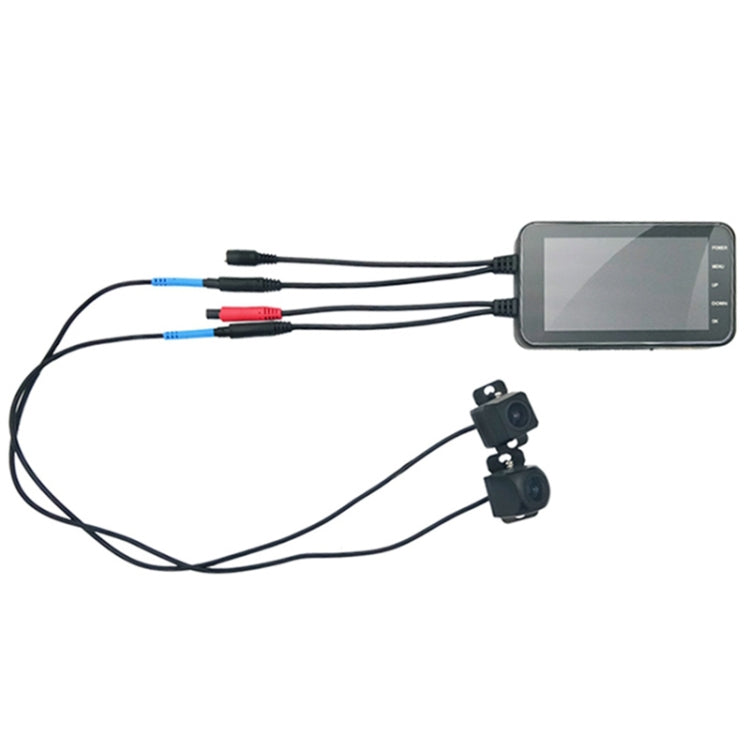 4 inch HD WIFI Dual Lens 1080P Waterproof Motorcycle Driving Recorder - Electrical Instruments by PMC TechLife | Online Shopping South Africa | PMC TechLife | Buy Now Pay Later Mobicred