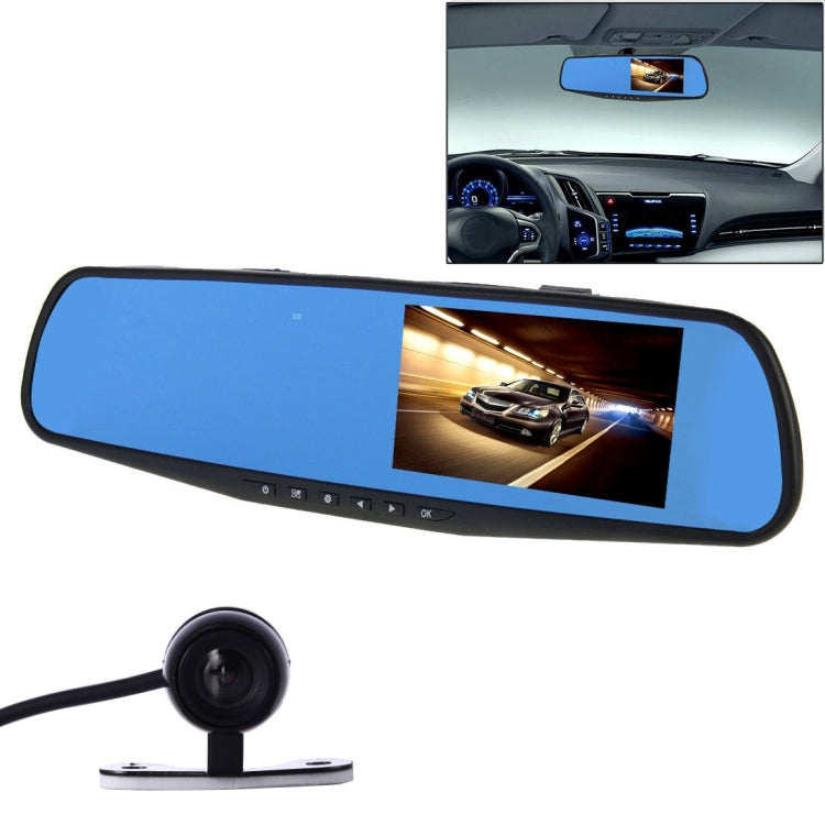G20 HD 1080P 4.3 inch Screen Display Vehicle DVR with Reversing Camera, Generalplus 2248 Programs, 170 Degree Wide Angle Viewing, Support Loop Recording / Motion Detection Function - Car DVRs by PMC TechLife | Online Shopping South Africa | PMC TechLife | Buy Now Pay Later Mobicred