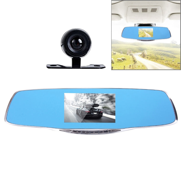 G835 HD 1080P 4.3 inch Screen Display Rearview Mirror Vehicle DVR, Generalplus 2248, 2 Cameras 170 Degree Wide Angle Viewing, Support HDR Recording / Motion Detection Function - Car DVRs by PMC TechLife | Online Shopping South Africa | PMC TechLife | Buy Now Pay Later Mobicred