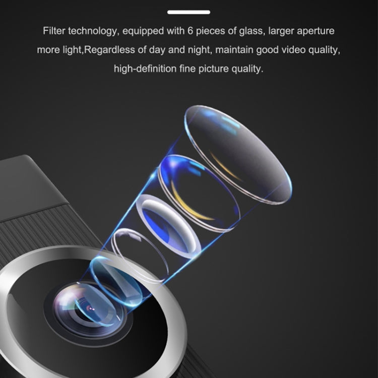 X12 1080P HD Panoramic Triple Recording WiFi Car Driving Recorder Support Mobile APP - Car DVRs by PMC TechLife | Online Shopping South Africa | PMC TechLife | Buy Now Pay Later Mobicred