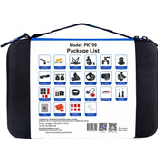 PULUZ 53 in 1 Accessories Total Ultimate Combo Kits with EVA Case (Chest Strap + Suction Cup Mount + 3-Way Pivot Arms + J-Hook Buckle + Wrist Strap + Helmet Strap + Extendable Monopod + Surface Mounts ...  for GoPro, Insta360, DJI and Other Action Cameras