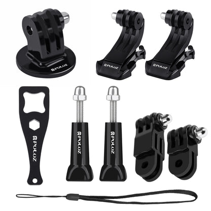 PULUZ 20 in 1 Accessories Combo Kits with EVA Case (Chest Strap + Head Strap + Suction Cup Mount + 3-Way Pivot Arm + J-Hook Buckles + Extendable Monopod + Tripod Adapter + Bobber Hand Grip + Storage B ...  for GoPro, Insta360, DJI and Other Action Cameras - free shipping - PMC Jewellery - Order now!