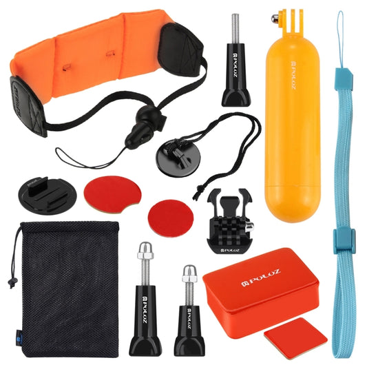 PULUZ 14 in 1 Surfing Accessories Combo Kits (Bobber Hand Grip + Floaty Sponge + Quick Release Buckle + Surf Board Mount + Floating Wrist Strap + Safety Tethers Strap + Storage Bag ) for GoPro, Insta360, DJI and Other Action Cameras -  by PULUZ | Online Shopping South Africa | PMC Jewellery | Buy Now Pay Later Mobicred