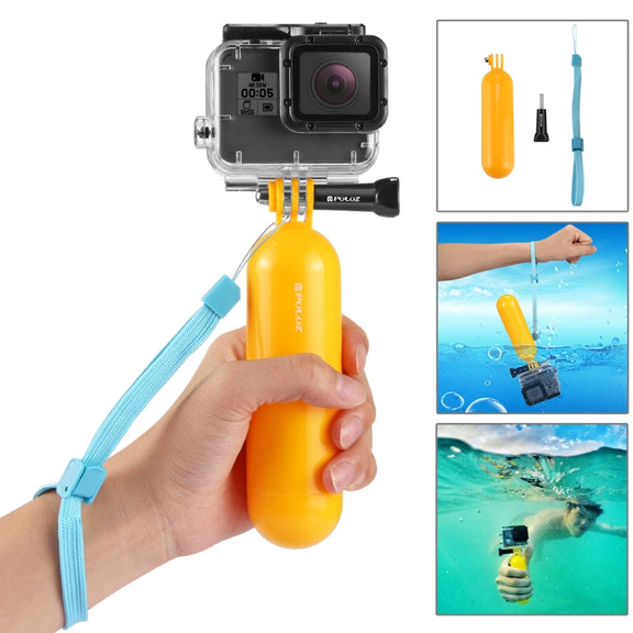 PULUZ 14 in 1 Surfing Accessories Combo Kits (Bobber Hand Grip + Floaty Sponge + Quick Release Buckle + Surf Board Mount + Floating Wrist Strap + Safety Tethers Strap + Storage Bag ) for GoPro, Insta360, DJI and Other Action Cameras