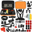 PULUZ 53 in 1 Accessories Total Ultimate Combo Kits with Orange EVA Case (Chest Strap + Suction Cup Mount + 3-Way Pivot Arms + J-Hook Buckle + Wrist Strap + Helmet Strap + Extendable Monopod + Surface ...  for GoPro, Insta360, DJI and Other Action Cameras -  by PULUZ | Online Shopping South Africa | PMC TechLife | Buy Now Pay Later Mobicred