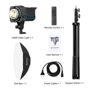 PULUZ 120W Photo Studio Strobe Flash Light Kit with Softbox Reflector & Tripod(EU Plug)