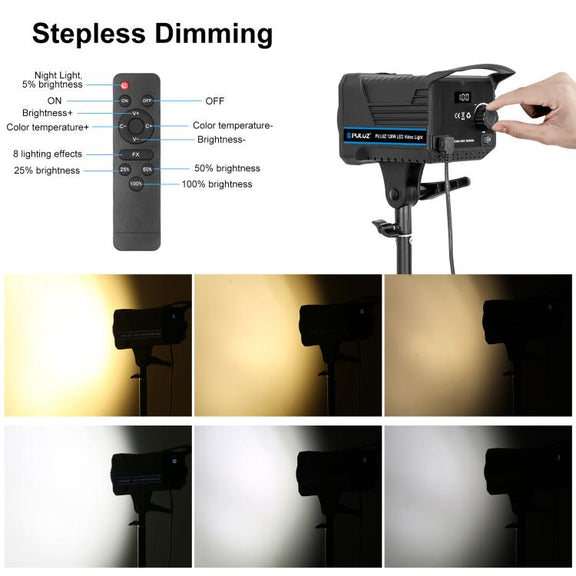 PULUZ 120W Photo Studio Strobe Flash Light Kit with Softbox Reflector & Tripod(UK Plug)