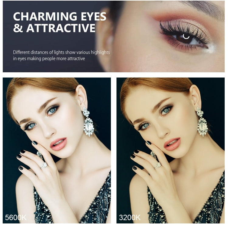 PULUZ 7.9 inch 20cm Ring Selfie Light + Monitor Clip 3 Modes USB Dimmable Dual Color Temperature LED Curved Vlogging Photography Video Lights Kits with Phone Clamp(Black) - Ring Light by PULUZ | Online Shopping South Africa | PMC TechLife | Buy Now Pay Later Mobicred