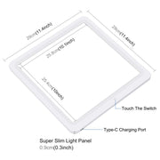 PULUZ 30cm Folding Ring Light Photo Lighting Studio Shooting Tent Box with Shadowless Light Panel