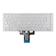 For HP Pavilion X360 14S-DK 14S-DP 14S-DQ 14S-CR 14s-CF 14-CE 14-CF 14S-DF/DK 14-CK 14-CD 14-CM 14S-DR 14S-fr US Version Keyboard with Backlight (Silver)