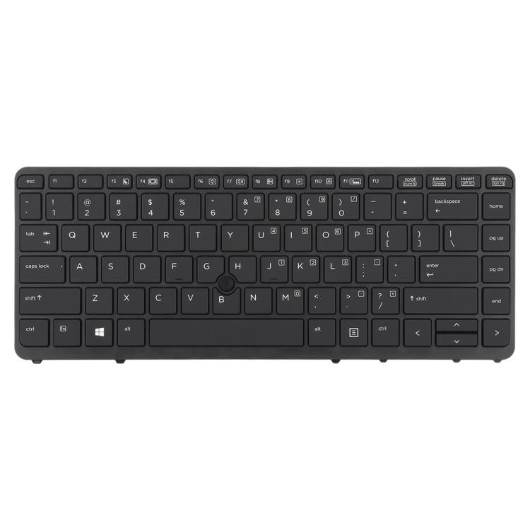 For HP EliteBook 840 G1 / 850 G1 US Version Keyboard with Backlight and Pointing (Black)