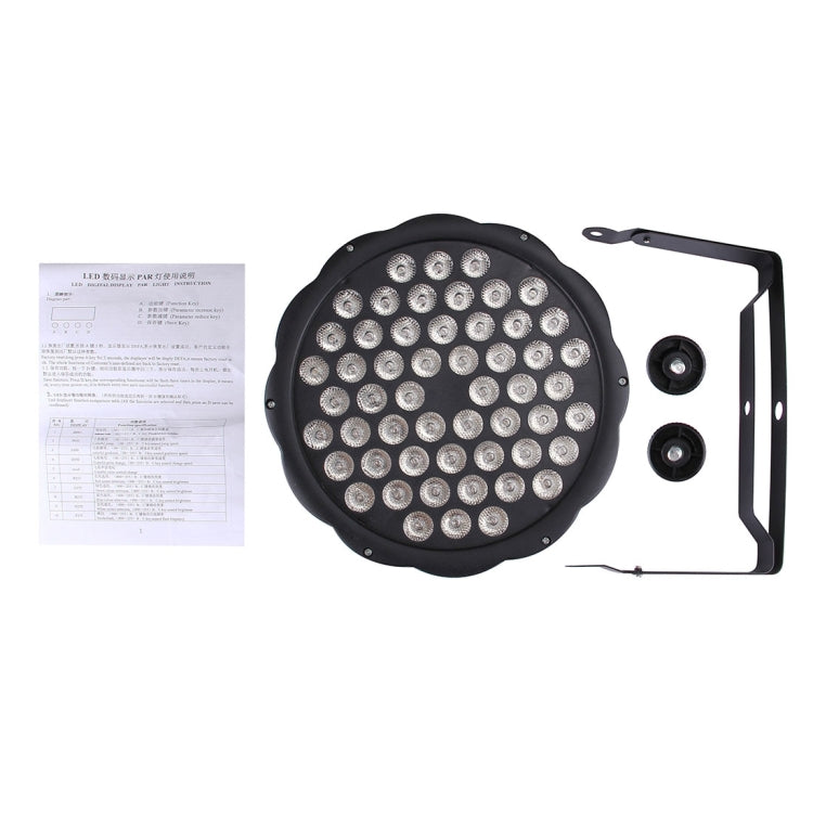 3W x 54 LED PAR Light Stage Light, with LED Display, Master / Slave / DMX512 / Auto Run / Sound Control Modes, US/EU Plug - Stage Lighting by PMc TechLife | Online Shopping South Africa | PMc TechLife | Buy Now Pay Later Mobicred