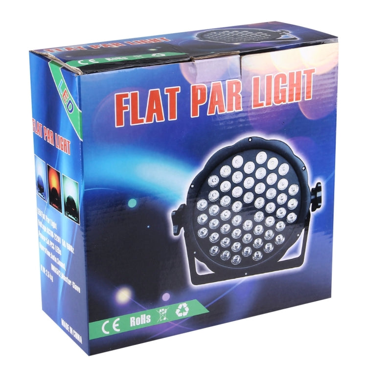 3W x 54 LED PAR Light Stage Light, with LED Display, Master / Slave / DMX512 / Auto Run / Sound Control Modes, US/EU Plug - Stage Lighting by PMc TechLife | Online Shopping South Africa | PMc TechLife | Buy Now Pay Later Mobicred