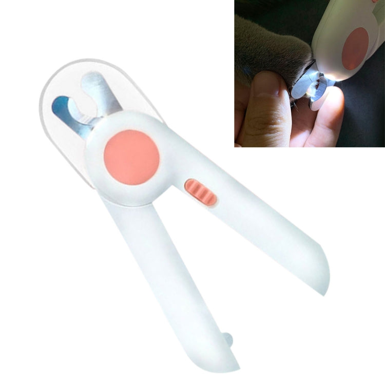 Pet Cat and Dog LED Light Nail Clippers (Pink) - Fingernail Trimmers by PMc TechLife | Online Shopping South Africa | PMc TechLife | Buy Now Pay Later Mobicred