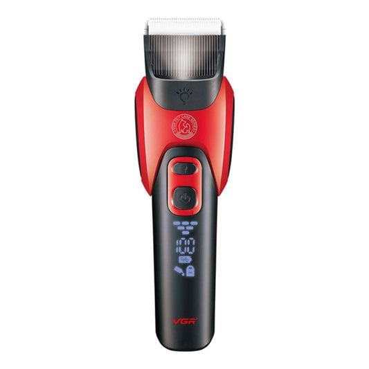 VGR V-208 Professional Pet Barber Electric Hair Clipper (Red) - Electric Clipper by VGR | Online Shopping South Africa | PMC Jewellery | Buy Now Pay Later Mobicred