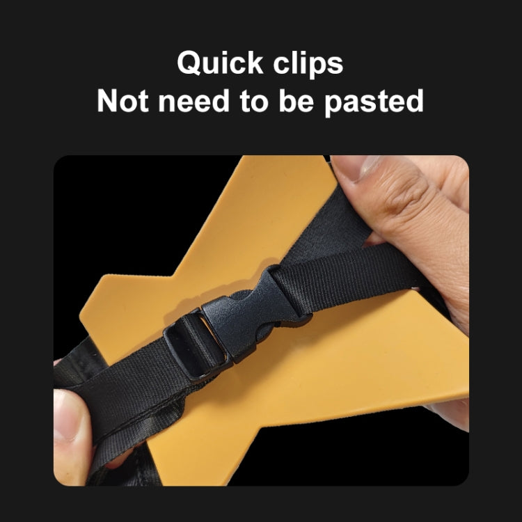 PULUZ Magnetic Quick Release Motorcycle Helmet Chin Strap Mount (Black) - Helmet Mount by PULUZ | Online Shopping South Africa | PMC TechLife | Buy Now Pay Later Mobicred