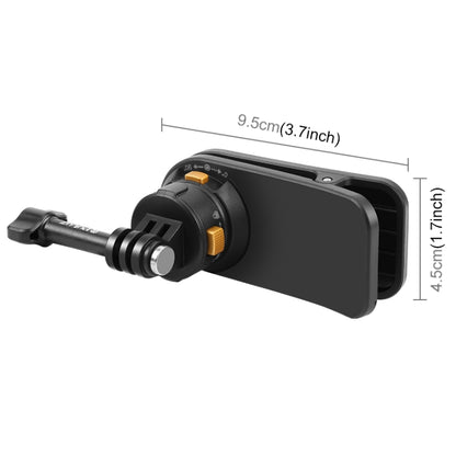 PULUZ Magnetic Quick Release Backpack Strap Clip (Black) - free shipping - PMC Jewellery - Order now!