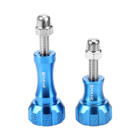 PULUZ CNC Aluminum Thumb Knob Stainless Bolt Nut Screw Set for GoPro Hero12 Black / Hero11 /10 /9 /8 /7 /6 /5, Insta360 Ace / Ace Pro, DJI Osmo Action 4 and Other Action Cameras(Blue) - free shipping - PMC Jewellery - Order now!