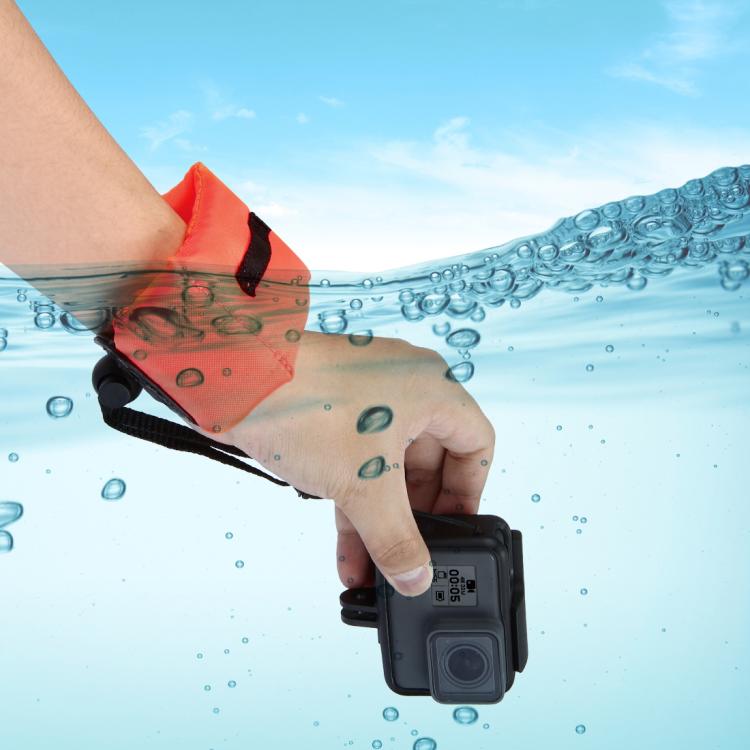 PULUZ Underwater Photography Floating Bobber Wrist Strap for GoPro, Insta360, DJI and Other Action Cameras, Length: 20cm - free shipping - PMC TechLife - Order now!