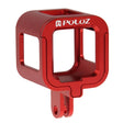 PULUZ Housing Shell CNC Aluminum Alloy Protective Cage with Insurance Frame for GoPro HERO5 Session /HERO4 Session /HERO Session(Red) - free shipping - PMC TechLife - Order now!