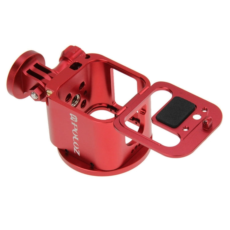 PULUZ Housing Shell CNC Aluminum Alloy Protective Cage Kit with Metal Wrench & Lens Cap & Screw & Tripod Adapter for GoPro HERO5 Session /HERO4 Session /HERO Session(Red) - free shipping - PMC TechLife - Order now!