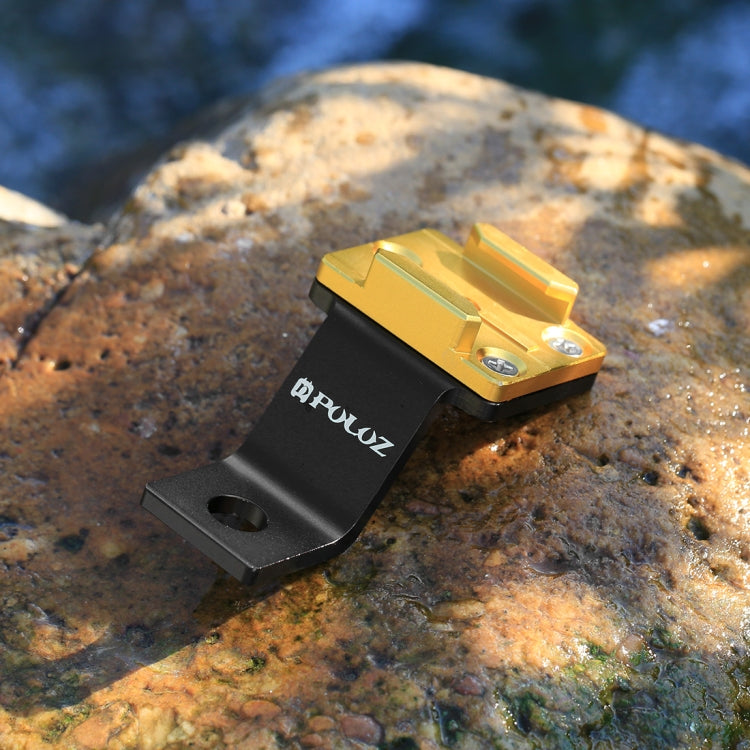 PULUZ Fixed Metal Motorcycle Holder Mount for GoPro, Insta360, DJI and Other Action Cameras(Gold) - free shipping - PMC TechLife - Order now!