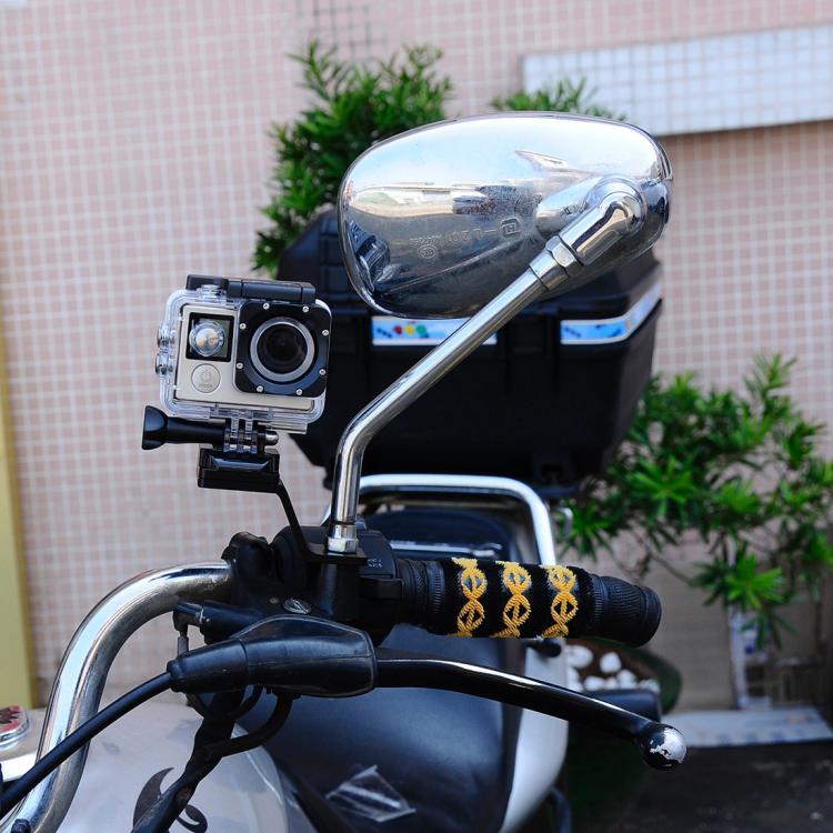 PULUZ Fixed Metal Motorcycle Holder Mount for GoPro, Insta360, DJI and Other Action Cameras(Silver) - free shipping - PMC TechLife - Order now!